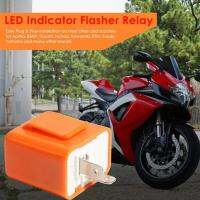 มอเตอร์ไซด์รถจักรยานยนต์ 2 PIN ความเร็วปรับชุดสัญญาณไฟ LED Flasher Relay