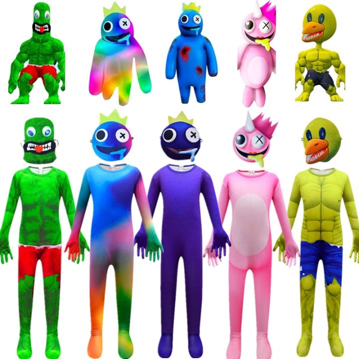 Game Rainbow Friends Red Guy Blue Green Purple Orange Monster Cosplay  Costume Anime Jumpsuit Adult Child Hallowen Bodysuit Suit - AliExpress