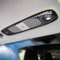 Car Interior Reading Light Frame Carbon Fiber Decoration Cover Sticker Modified Decoration for Tesla Model 3 Y Car Accessories