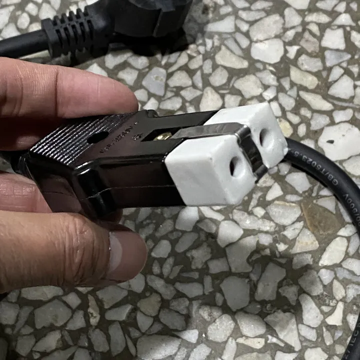 Electric cooker power cord multifunctional special ceramic twohole