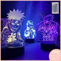 【TX】โคมไฟ Led รูปนารูโตะ 3 D สําหรับตกแต่งห้องนอน