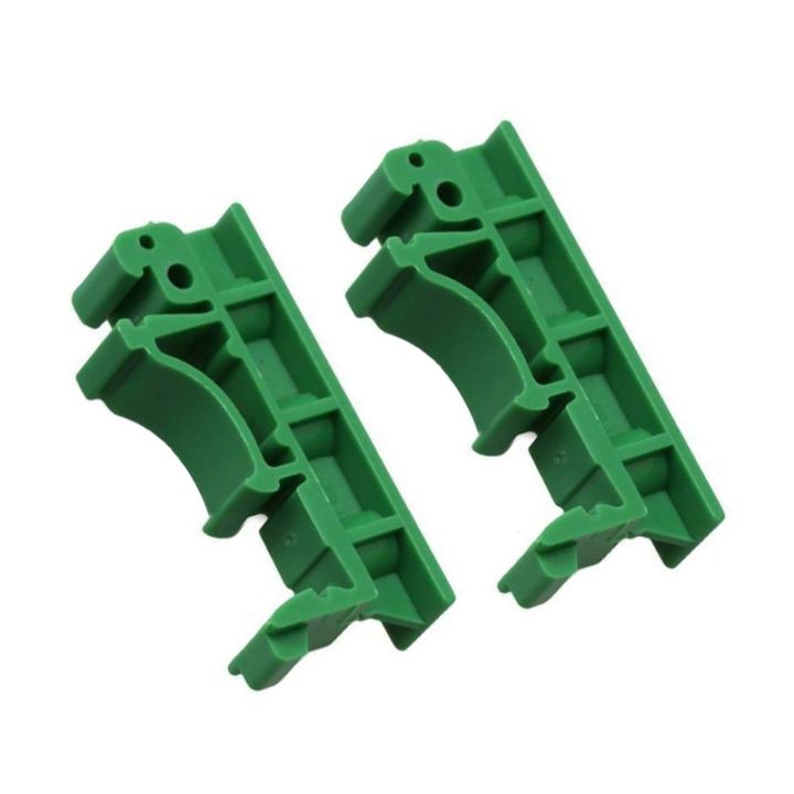 50pcs-drg-01-pcb-for-din-35-rail-mount-mounting-support-adapter-circuit-board-bracket-holder-carrier-clips-connectors