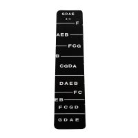 【On Sale】 The Guitar Street 1Pcs Fretboard Fingerboard Fret Finger Chart ป้ายสติกเกอร์โปสเตอร์สำหรับ4/4ขนาดไวโอลิน Fiddle