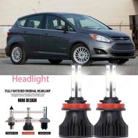 หลอดไฟหน้ารถยนต์ LED LAI 40w 6000k สีขาว สําหรับ FORD C-MAX II 2012-2023 รับประกัน 10 เดือน