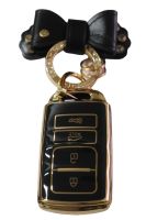 ☋ Bow Keychain 4 Button Remote Key Tpu Car Key Case Cover for Kia Cadenza 2015 2016 2017 2018 2019 K9 New K7 K-04 Sorento K900