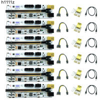 6PCS Riser 010 VER010-X PCIE Riser PCI Express X16 Extender USB 3.0สาย PCI-E Cabo Riser การ์ดสำหรับการ์ด GPU Miner Mining