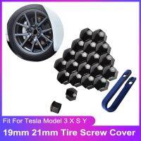 17mm 19mm 21mm Car Hub Screw Cap Special Wheel Hub Protection Cover Tire Screw Decor For Tesla Model 3 X S Y Accessories