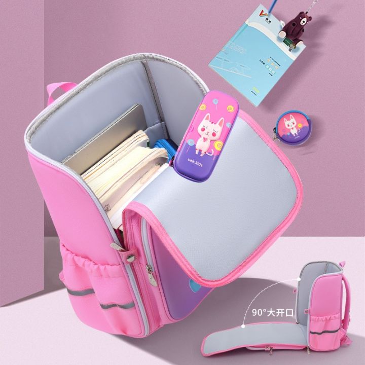 cute-3d-cartoon-school-backpack-for-children-gift-elementary-school-bags-for-girls-waterproof-love-heart-kids-book-bag