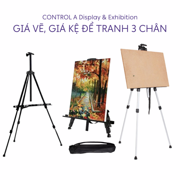 Giá Đỡ Tranh - Giá Vẽ Tranh( Giá Đỡ Tranh 3 Chân | Lazada.Vn