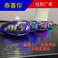 [COD] Car touch luminous gear head modification with leather car standard lever sensor