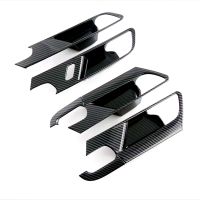 For -50 CX50 2023 Inner Door Handle Bowl Cover Frame Trim Sticker Interior Accessories (ABS Carbon Fiber)