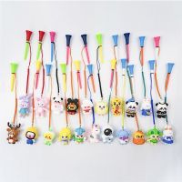 2023₪ Hot-selling golf nails tee nails silicone cartoon doll TEE rope anti-lost color plastic TEE