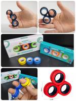 FIDGET MAGNETIC RING   ของเล่นวงแหวนแม่เหล็ก สำหรับเล่นแก้เหงา ฝึกสมาธิ ผ่อนคลาย ดัดแปลงเล่นได้เป็นหลายรูปแบบ