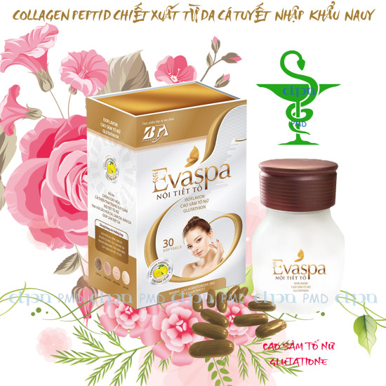 Evaspa nội tiết tố & evaspa collagen cá tuyết chai 30 viên - ảnh sản phẩm 3