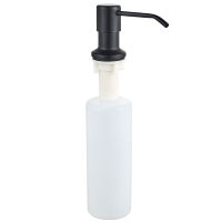 Soap Dispenser for Kitchen Sink Stainless Steel Refill from The Top Built in Design for Counter Top with Liquid Soap LargeBottle