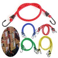 High Elastic Strap For Goods Binding Rope With Hook Tied Cargo Elasticity Luggage Bands Bungee Cord Width 8mm 0.8m Exercise Bands