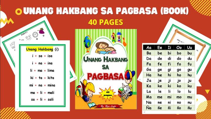 Unang hakbang sa Pagbasa / ABAKADA / | Lazada PH