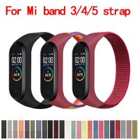 Watchband for Xiaomi Mi band 4 3 Nylon Strap buckle Sport Watch Belt pulsera correa Miband Watchband for mi band 5 6  Wristband Smartwatches