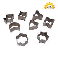 New Morning Stainless Steel Cookie Cutter SET of 8 pieces ที่ตัดคุกกี้สเตนเลส 8 ชิ้น