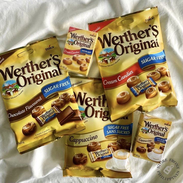 ON HAND Sugar Free Storck Werthers Original Caramel Hard Candy Regular ...