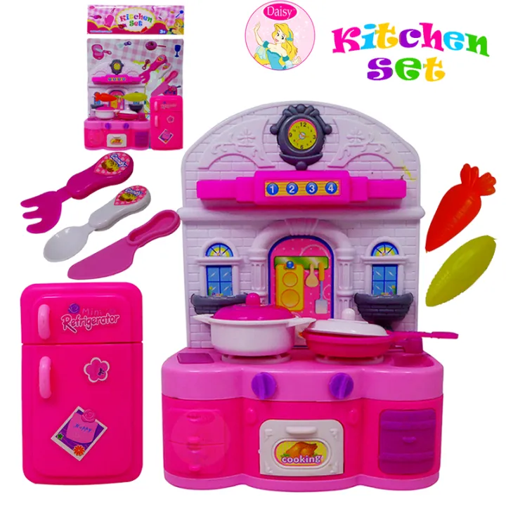 Daisy Kitchen Set RIC (0674DA) Raion Roleplay Pretend Kitchen Toys for