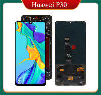 AMOLED สุดๆสำหรับ ELE-L29แอลซีดีของ HUAWEI P30 ELE-L09แสดง ELE-AL00หน้าจอสัมผัสชิ้นส่วนทดแทนการกำหนดตำแหน่งสำหรับหน้าจอ Huawei P30