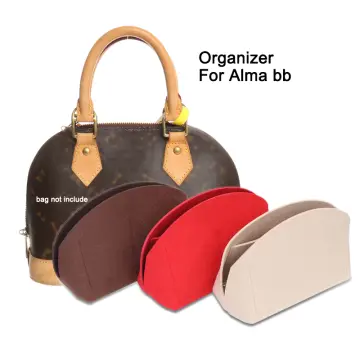 EverToner Felt Insert Bag Organizer Bag Fits For LV Alma BB PM
