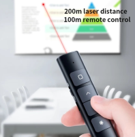 Laser pointer Top grade business PPT 2.4 GHz เลเซอร์พอยเตอร์ Digital รีโมทพรีเซนไร้สาย