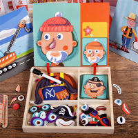 Childrens Early Education Jigsaw Puzzle Magnet Book Scenario Scene Magnetic Sticker Fighting Toys Transportation Circus