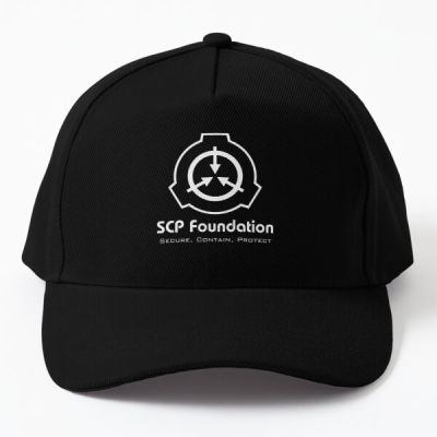 Scp Foundation Baseball Cap Hat Printed Mens Summer Outdoor Casual Solid Color Women Sport Sun Snapback Bonnet Black Boys Fish