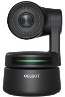 OBSBOT Tiny PTZ Webcam, AI-Powered Framing &amp; Gesture Control, Full HD 1080p Webcam with Dual Omni-Directional Mics, 90-Degree Wide Angle, Low-Light Correction, Works with Zoom, Skype and More