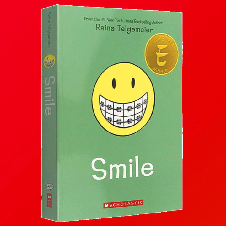 smileภาษาอังกฤษoriginal-smileสีหนังสือภาพการ์ตูนraina-telgemeierหนังสือเด็ก