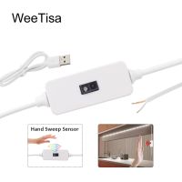 USB Hand Sweep Motion Sensor Dimmer Switch DC 5V 3A IR Brightness Dimming Detector for Home Cabinet Closet LED Light Strips