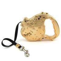 Retractable Dog Leashes Auto Leash Retractable Puppy Luxury Design 3M Length Traction Rope Chain Quality GoldSliver Colors