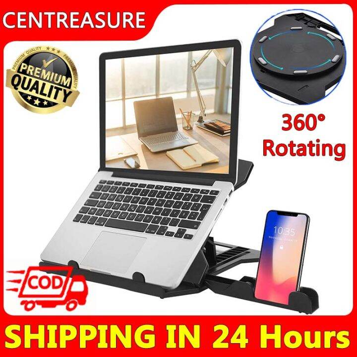 【Fast Delivery】Height Adjustment Laptop Stand Phone Holder for 10 to 17