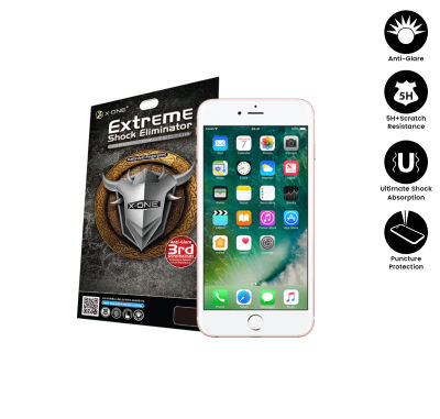 Apple iPhone 6S Plus X-One Extreme Series Matte ป้องกันลายนิ้วมือปกป้องหน้าจอ