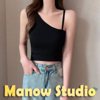 บราสายเดี่ยว เสื้อกล้าม สายเดี่ยว บราสายเดี่ยวแบบสวม สินค้าพร้อมส่ง 1326# Manow.studio