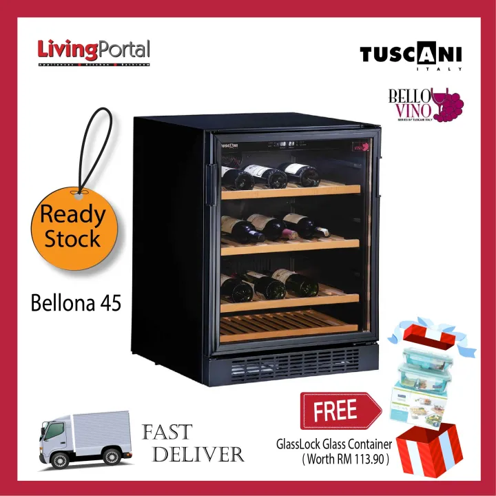 Living Portal Tuscani Wine Chiller TSC Bellona 45(SS) Lazada