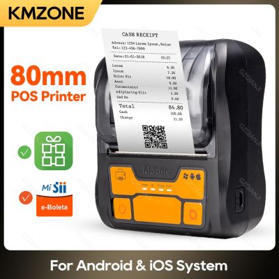 ❀✈☈ Bluetooth Thermal Printer 80mm Receipt Printer Portable Wireless Mini Printer POS System Bill Maker Mobile Printer impresora