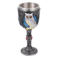 Goblet Drinking Cup Home Beer Tablescape Decor Creative Desk Top Unique Animal Decorative Retro Stylish Owl