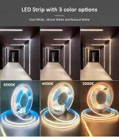 WS2811 COB Running Water Flowing Horse Race Chasing LED Strip Light Pixel Flexible Tape DC24V 360LEDs/m Cool Natural Warm White