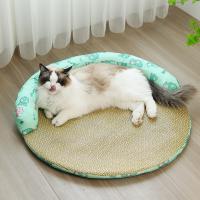 Pet mats cat mats summer sleeping with cats summer cooling round cat litter mats dog ice pads supplies