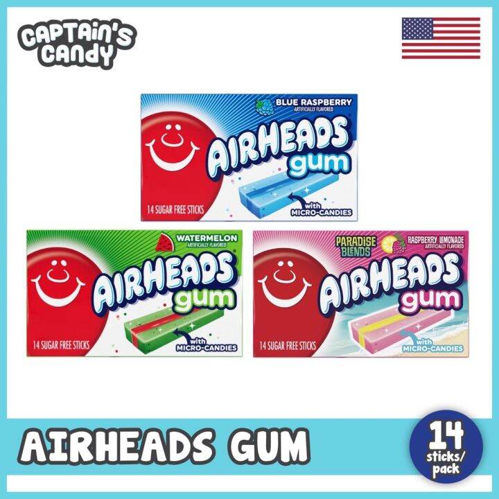 SugarFree Chewing Gum with Xylitol Watermelon Raspberry Lemonade