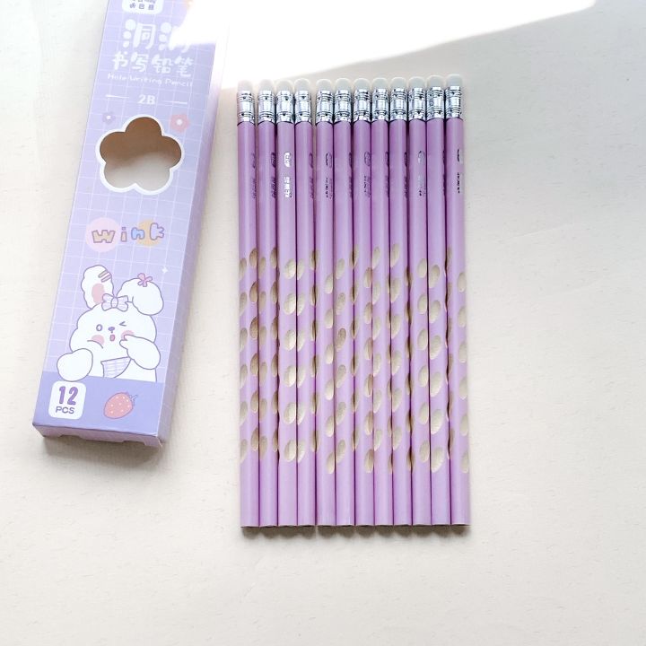 ดินสอฝึกเขียนสามเหลี่ยม-ดินสอไม้-ดินสอhb-ดินสอ2b
