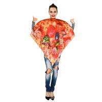 Big female spoof pizza burgers stage garment cos masquerade party clothes