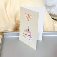 Birthday folded card : cake การ์ดวันเกิดรูปเค้ก| Stickwithme4ev