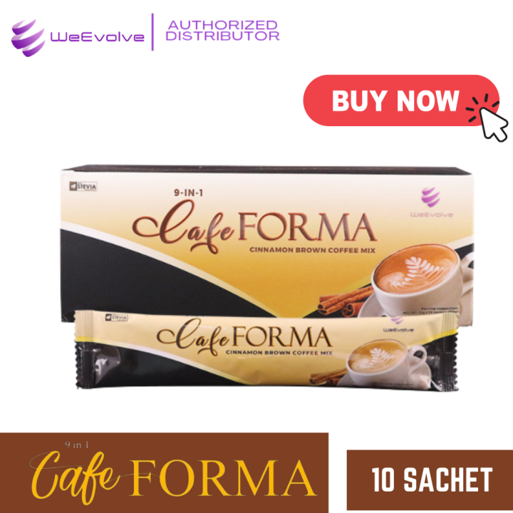 Café Forma Cinnamon Brown Coffee Mix 21g x 10 sachets (210g) EFFECTIVE