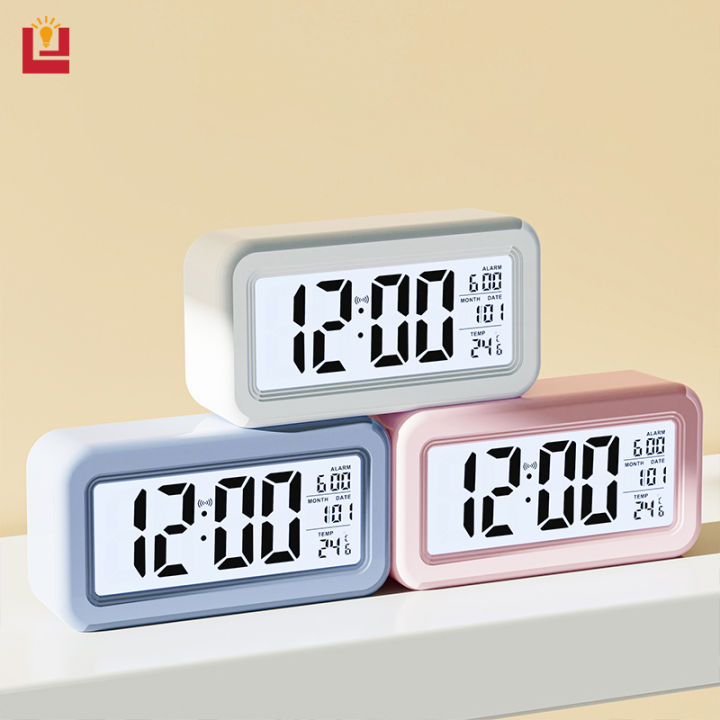 yonuo-นาฬิกา-ปลุกตั้งโต๊ะ-นาฬิกาดิจิตอล-แสดงวันที่-เดือน-อุณหภูมิ-จอ-led-ดูเวลาตอนกลางคืนได้-นาฬิกาเรืองแสง