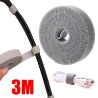 Headphone Wire Mouse Line USB Charger Cord Organizer Ties Multifunction Cable Winder Organizer 3M Earphone Cable Hoop Tape Cable Management