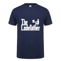 The Codefather T Shirt Fathers Day Present Funny Birthday Gift For Dad Men Geek Programmer Programming O Neck Cotton T-shirt  QTC2